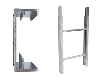 Rebrík vodiaci 0,5 m - 200/250 kg
